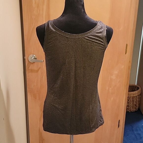 NWOT  Gender Bias gold metallic layering tank - Picture 2 of 8